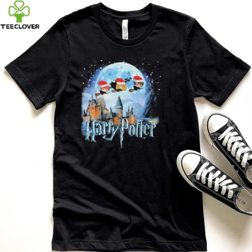 Santa Harry Potter Chibi Characters Merry Christmas Shirt