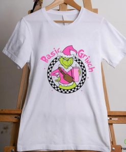 Santa Hat Basic Grinch Pink Merry Christmas 2023 Shirt