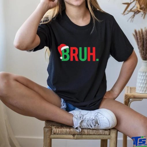 Santa Hat Bruh Merry Christmas 2023 Shirt