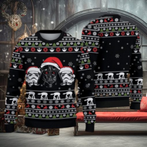 Santa Hat Darth Vader Star Wars Ugly Christmas Sweater