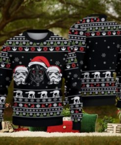Santa Hat Darth Vader Star Wars Ugly Christmas Sweater