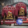 Denver Broncos Logo Golden Fans Santa Hat Tree Ugly Christmas Sweater