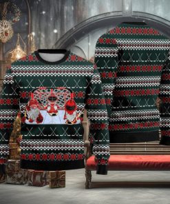 Santa Hockey Ugly Christmas Sweater Funny Gift For Men And Women Family Holidays