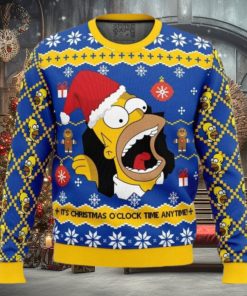 Santa Homer The Simpsons Ugly Christmas Sweater