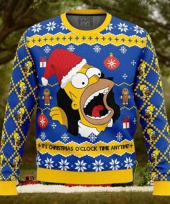 Santa Homer The Simpsons Ugly Christmas Sweater
