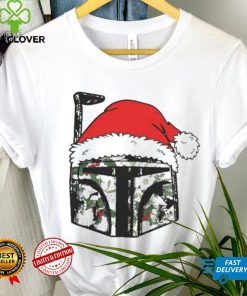 Santa Hunter Helmet Christmas T shirt