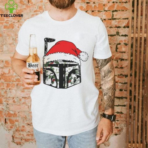 Santa Hunter Helmet Christmas T shirt