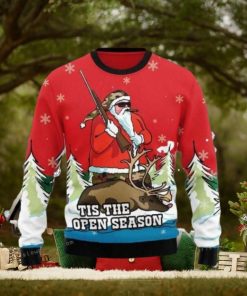 Santa Hunting Ugly Sweater