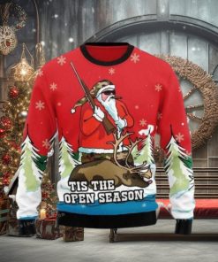 Santa Hunting Ugly Sweater