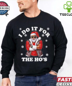 Santa I Do It For The Hos Christmas 2024 Shirt