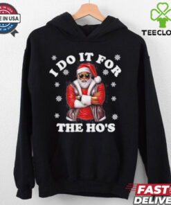 Santa I Do It For The Hos Christmas 2024 Shirt
