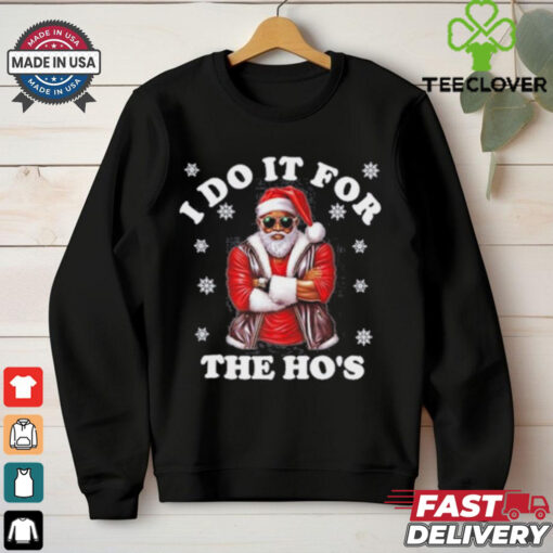 Santa I Do It For The Hos Christmas 2024 Shirt