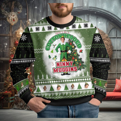 Santa I Know Him Xmas Sweater, Buddy The Elf Ugly Sweater, Elf Santa Omg Holiday Sweater, Christmas Movie Sweater, Christmas Gift
