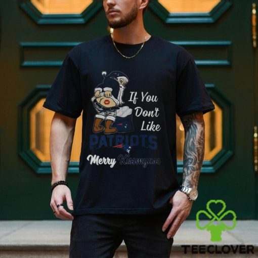 Santa If You Don’t Like New England Patriots Merry Kissmyass 2023 Christmas T Shirt