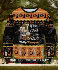 Santa If You Don’t Like Tito’s Merrykissmyass Ugly Christmas Sweater