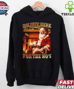 Santa I’m just here for the ho’s Christmas shirt