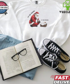 Santa I’m the season child I’m the reason Christmas shirt 2 Santa I’m the season child I’m the reason Christmas shirt