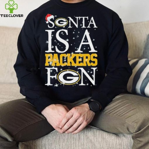 Santa Is A Green Bay Packers Fan Christmas T Shirt