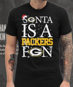 Santa Is A Green Bay Packers Fan Christmas T Shirt