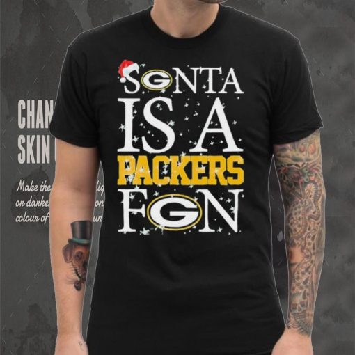 Santa Is A Green Bay Packers Fan Christmas T Shirt