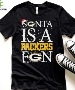 Santa Is A Green Bay Packers Fan Christmas T Shirt