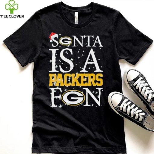 Santa Is A Green Bay Packers Fan Christmas T Shirt