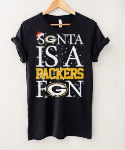 Santa Is A Green Bay Packers Fan Christmas T Shirt