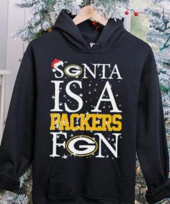 Santa Is A Green Bay Packers Fan Christmas T Shirt