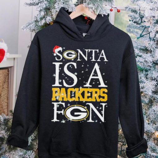 Santa Is A Green Bay Packers Fan Christmas T Shirt