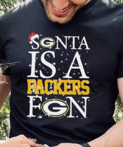 Santa Is A Green Bay Packers Fan Christmas T Shirt