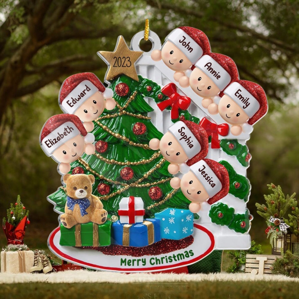 Santa Is Coming Christmas Ornament Santa Is Coming Christmas Ornament