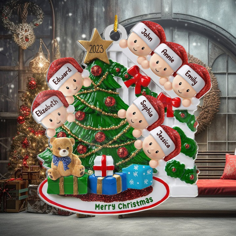 Santa Is Coming Christmas Ornament Santa Is Coming Christmas Ornament