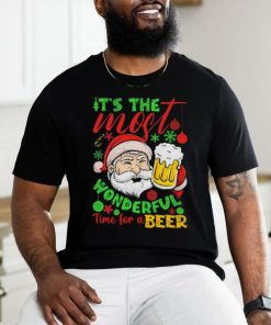 Santa It’s The Most Wonderful Time For A Beer Christmas Shirt 2 Santa It’s The Most Wonderful Time For A Beer Christmas Shirt