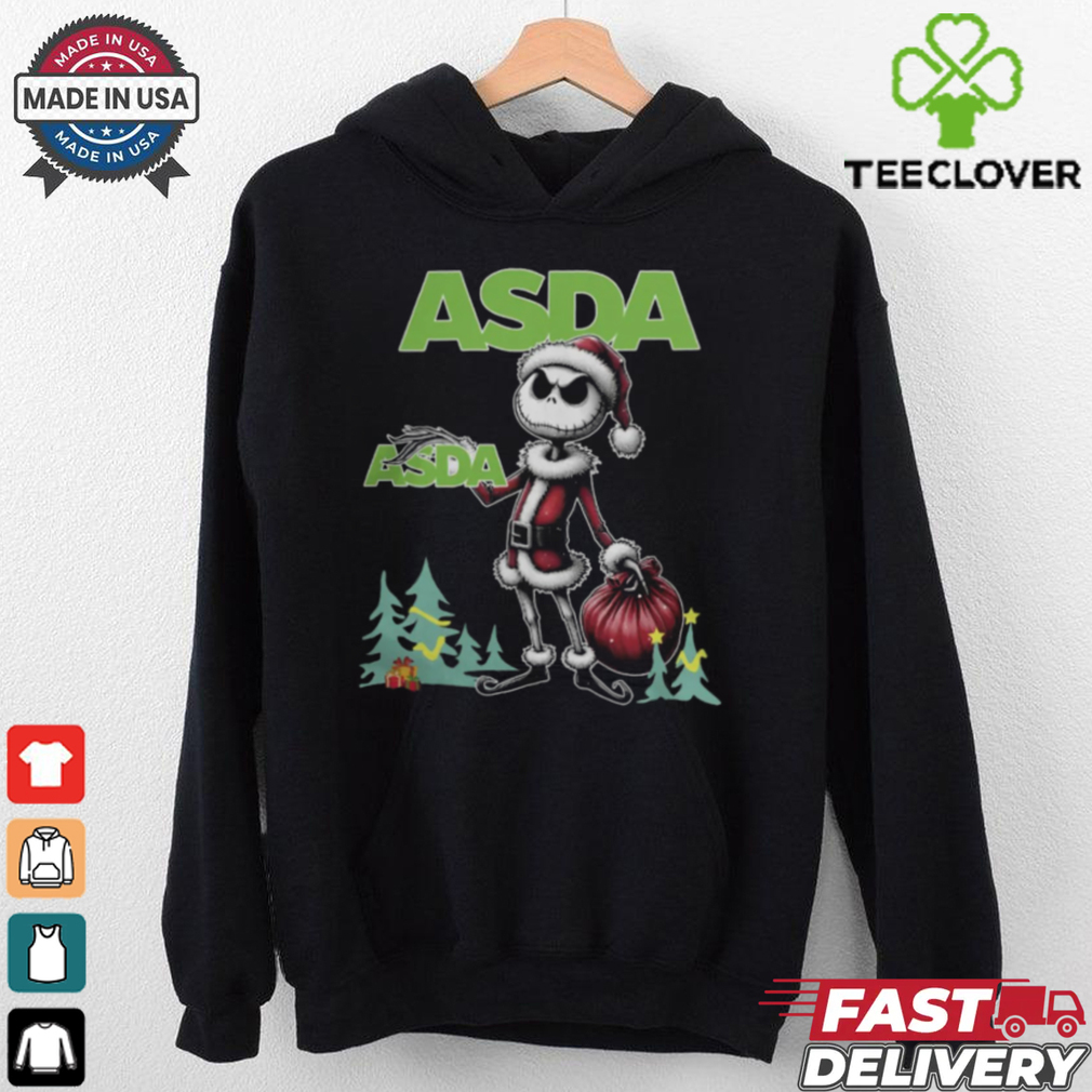 Santa Jack Skellington Asda Logo Merry Christmas 2024 Shirt Santa Jack Skellington Asda Logo Merry Christmas 2024 Shirt