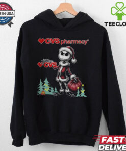Santa Jack Skellington CVS Pharmacy Logo Merry Christmas 2024 Shirt