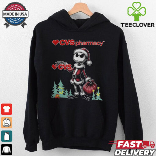 Santa Jack Skellington CVS Pharmacy Logo Merry Christmas 2024 Shirt
