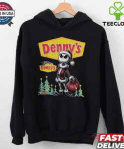 Santa Jack Skellington Denny’s Logo Merry Christmas 2024 Shirt