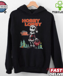 Santa Jack Skellington Hobby Lobby Logo Merry Christmas 2024 Shirt