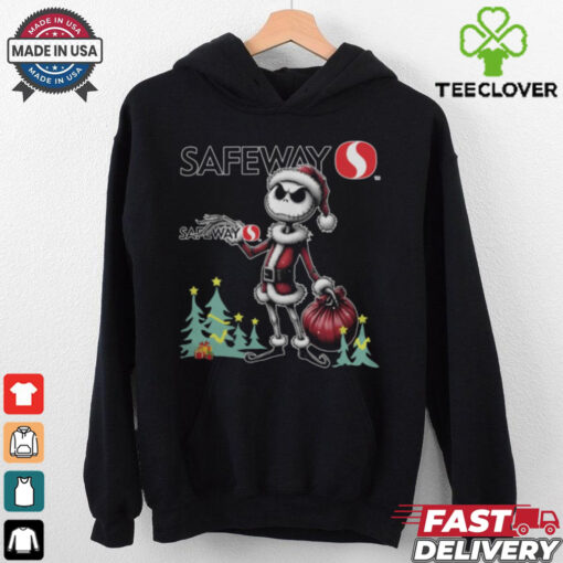 Santa Jack Skellington Safeway Logo Merry Christmas 2024 Shirt