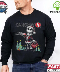 Santa Jack Skellington Safeway Logo Merry Christmas 2024 Shirt