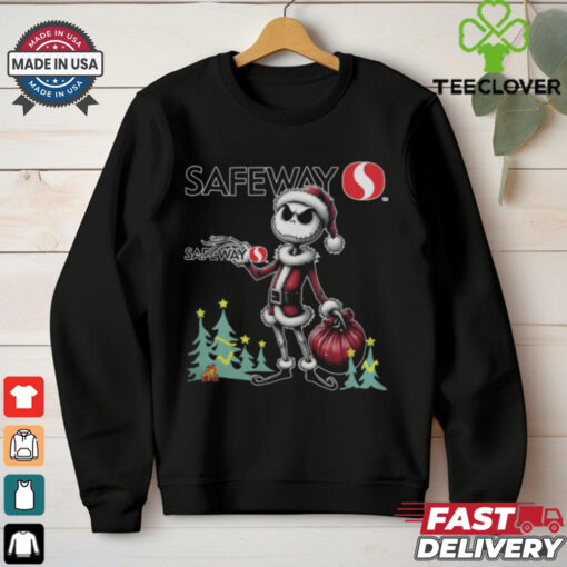 Santa Jack Skellington Safeway Logo Merry Christmas 2024 Shirt