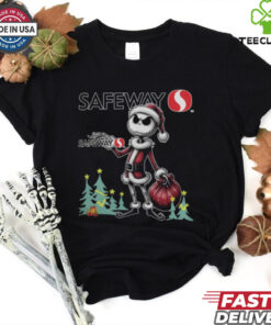 Santa Jack Skellington Safeway Logo Merry Christmas 2024 Shirt