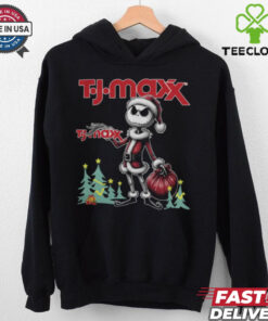 Santa Jack Skellington T J Maxx Logo Merry Christmas 2024 Shirt