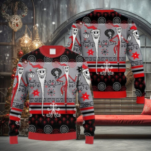 Santa Jack Skellington Ugly Sweater