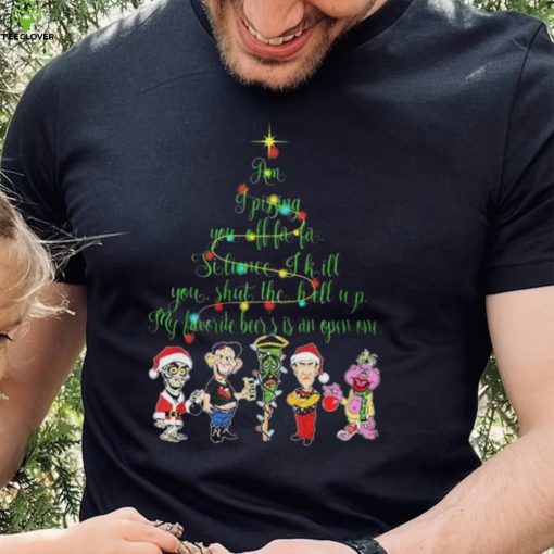 Santa Jeff Dunham Tree Am I Pissing You Off Fa Fa Christmas Shirt