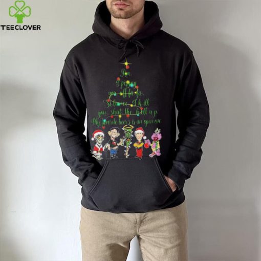 Santa Jeff Dunham Tree Am I Pissing You Off Fa Fa Christmas Shirt