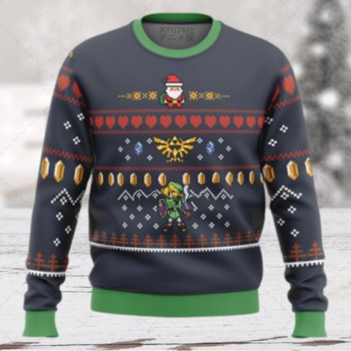Santa Link The Legend Of Zelda Christmas Ugly Wool Knitted Sweater