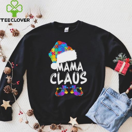 Santa Mama Claus Shoes Shirt