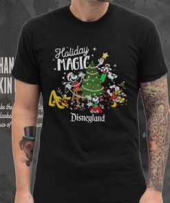 Santa Mickey And Friends Holiday Magic Christmas T hoodie, sweater, longsleeve, shirt v-neck, t-shirt, Disney Christmas Family Shirt