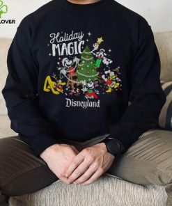 Santa Mickey And Friends Holiday Magic Christmas T hoodie, sweater, longsleeve, shirt v-neck, t-shirt, Disney Christmas Family Shirt